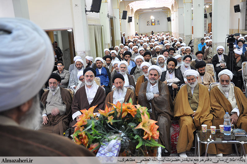 بینات معظّمله در آئین تجلیل از اساتید حوزۀ علمیّۀ اصفهان - 12/2/1398 بینات معظّمله در آئین تجلیل از اساتید حوزۀ علمیّۀ اصفهان - 12/2/1398