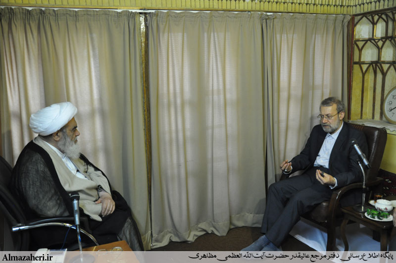 دیدار آقای دکتر لاریجانی، رییس مجلس شورای اسلامی - 15/7/1394