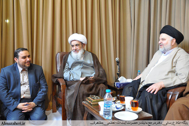 دیدار جناب حجةالاسلام والمسلمین سید جواد شهرستانی، نمایندۀ حضرت آیتالله العظمی سیستانی - 5/2/1397 دیدار جناب حجةالاسلام والمسلمین سید جواد شهرستانی، نمایندۀ حضرت آیتالله العظمی سیستانی - 5/2/1397