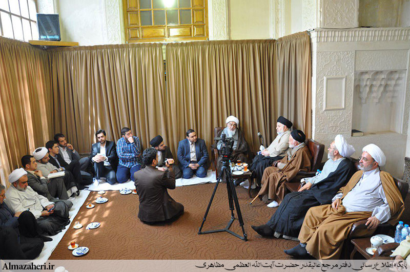 دیدار جناب حجةالاسلام والمسلمین سید جواد شهرستانی، نمایندۀ حضرت آیتالله العظمی سیستانی - 5/2/1397 دیدار جناب حجةالاسلام والمسلمین سید جواد شهرستانی، نمایندۀ حضرت آیتالله العظمی سیستانی - 5/2/1397